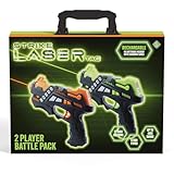 Strike Laser Tag Rechargeable Guns Set - Infrared 2 Multi-Player Pack & Deluxe Carry Case - Laser Tag Game For Kids