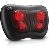 COMFORT SUPPLIES Back Massager, Neck Massage, Shiatsu Pillow with Heat, Deep Tissue Kneading Massager for Neck, Back, Shoulder, Legs, Electric, Muscle Pain Relax, Gifts for Women Men Mum Dad Him Her