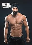 Hunks 2026 Wall Calendar, A3 Size, Wire-Bound, Full Colour, Free Pack of Calendar Stickers