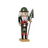 KWO Nutcracker Black Forest, 27 cm, Wood, Multicolour, One Size