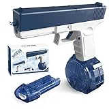 Electric Water Gun Full Auto Water Pistol with 434 CC + 58 CC Capacity Long Range One-Touch Automatic Water Guns for Adults Kids Outdoor Pool Summer Beach