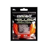 Connekt Hollow Duo-Wall Hyperlastic | Latex Pole Elastic | Perfect For Silvers, Winter F1 Carp, Stock Carp, Small Carp, Paste Fishing & Light Margin, Big Carp and Monster Carp (Orange)