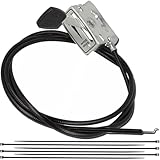 ZAMDOE Universal Throttle Lever 60" Rigid Cable Control Switch Lever for Howard Rotavator 200 Fitted for Briggs Stratton for Kohler 300 350 352 for Kubota Engine for Many Lawnmower Trimmers