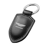 Car Keyring for Aston Martin DBX Vantage DB11 DBS V8 V12, Keychain with Car Emblem for Men and Women, Car Accessories for Gifts,Black