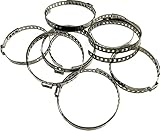 Boltza® CV Boot Clips Stainless Steel for Axle Joint (25-50mm & 40-110mm) Set of 5 Pairs (10 Clamps)