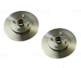 Pair 2 Rear Brake Rotors Discs for Toyota Starlet GT Turbo EP82 | Glanza EP91