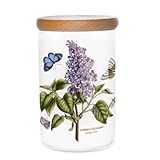 Portmeirion Home & Gifts BGHX48080 Airtight Storage Jar, Earthenware, Multi-Colour Colour,18cm