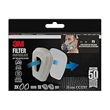 3M Particulate Filter 5935, 2 Pairs of 5935 Filters + 1 Pair of 501 Filter Holder/Pack