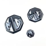 JLVVW Car Emblem Sticker, Body Emblem Badge Decal, Car Tuning Logo Sticker, For MG 6 MG ZS,bla-ck