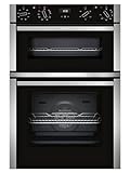 NEFF U1ACE2HN0B N50 Double Oven with EasyClean and Cliprails, Stainless Steel