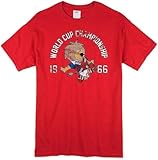 World Cup Willie Inspired T-Shirt - Fan Shirt 1966 Champions Retro Football New(Small)