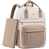 LOVEVOOK Baby Changing Bags, Large Nappy Backpack Lightweight Diaper Bag With Portable Changing Mat & Stroller Straps Maternity Pregnancy Hospital Bag Rucksack for Mom & Dad Beige Khaki
