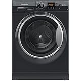 Hotpoint Anti-stain NSWM 846 BS UK 8 kg Washing Machine - Black