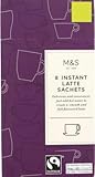 Marks & Spencer Instant Latte Coffee Sachets - 2 Packs 8 Per Pack