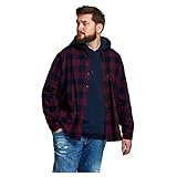 JACK & JONES Men's Jjegingham Twill Shirt L/S Noos Size S:, Port Royale, 8XL