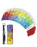 Skymonkey Skystormer 2.3 Parafoil Kite/Dual Line Stunt Kite (incl. Control Bar) Ready 2 Fly - 230 cm [multicolor]
