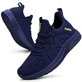 Feethit Women Trainers Casual Sneakers Lightweight Breathable Walking Shoes Gym Sport Tennis Blue 7