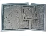 Plastic Mouldings Northern Ltd Complete Set 3 Old York Moulds - 600x600, 600x300, 300x300 Slab Paving Mould 3MM ABS