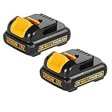 Geelink 2Pack 3.0Ah 10.8V/12V Li-ion Battery DCB127 Replacement for Dewalt DCB124-XJ DCB120 DCB123 DCB127 DCB122 DCB124 DCB121