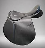 Synthetic Self Adjusting GP Horse pony Saddle Plain Seat Black Colour Size 15