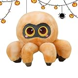 Spider Stuffed Animal | 11.8 Inch Big-Eyed Spider Doll | Halloween Doll | for Kids Adults Home Bedroom Living Room Car