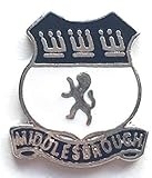 Middlesbrough Small Enamel Lapel Pin Badge T0107