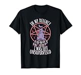 Funny hell bunny cute pentagram goth grunge T-Shirt