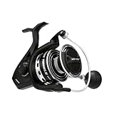 PENN Pursuit IV Spinning, Fishing Reel, Spinning Reels, Sea - Inshore Fishing, Spin Fishing, Jig, Lure Reel for All-Round Use, Boat, Kayak, Shore, Unisex, Black Silver, 8000