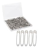 Mr. Pen- Safety Pins Heavy Duty, 2 Inch, 200 Pack, Silver, Large Safety Pins for Clothes