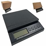 Digital Postal Scale 30KG Scales Large Platform for Parcels and Large Letters Perfect for Small Businesses Unit, Tare and Pieces Functions UK Plug