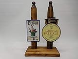 Full sized 2 handle wooden beer pump