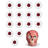 15 Pcs Halloween Eyeballs Decorations,Simulation Red Eye,Bloodshot,Bloody Hollow Fake Spooky Balls Party Bags Fillers Scary Props,Creepy Supplies Horro Favors Trick Treat Eyeball Toys for Halloweens