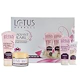 Lotus Herbals Radiant Pearl Facial Kit for Deep Cleaning with Pearl Extracts & Green Tea 170g (Multi Use)