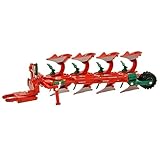 Britians Kverneland 2300 S Variomat Plough Replica, Compatible with 1:32 Scale Farm Tractors, Animals and Toys, Suitable for Collectors & Children from 3 Years