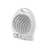Warmlite WL44002 Thermo Fan Heater with 2 Heat Settings and Overheat Protection, 2000W, White