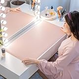 Makeup Pad, Dressing Table Protective Pad, Solid Color Large Mouse Pad, Workbench Cover, Makeup Mat for Vanity Top Protector, Cover Work Table Waterproof, Oilproof Dustproof Waterproof,