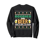 Boobies and Beer Funny Ugly Beer Christmas Sweater Sweatshirt