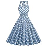 Red Polka Dot Dress 1940s Dresses Women Cocktail Party Evening Prom Gown 1940s Fancy Dresses Vintage Rockabilly Off Shoulder Polka Dots A Line Swing Midi Dress
