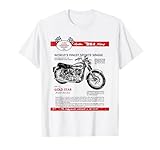 BSA 500 Gold Star Road Racer Motorcycle Ad T-Shirt