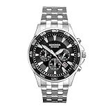 Sekonda Men's Quartz Watch with Chronograph Display and Stainless Steel Bracelet