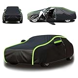 XMYAN Car Cover for ?oyota MR2 (1990-1994), Full Car Covers with Right Side Zipper Waterproof UV-Resistant Outdoor Full Exterior Protection 190T-PU (Black,for ?oyota MR2 (1990-1994))