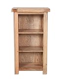 Oak and Pine Online Odisha Solid Mango Wood Small Bookcase CD DVD Storage Cabinet Fully Assembled Indian Shelving Living Dining Room Furniture