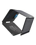 Anker Solix PS30 Solar Panel, 30W Foldable Portable Solar Charger, IP65 Water and Dust Resistance, Ultra-Fast Charging, Charges 2 Devices at Once, for Camping, Hiking, and Outdoor Activities.