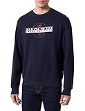 Napapijri Men's Bander Sweatshirt, Navy Blue, L