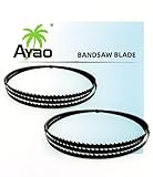 AYAO Ground Tooth Band Saw Blade 1400mm X 6.5mm X 6TPI (2 Blades Pack)