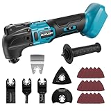 RAYLEEY Cordless Oscillating Multitool Compatible with Makita 18V Battery (No Battery), 23PCS Oscillating Tool Kit, 8500-21000 OPM, 6-Speeds, 4° Oscillation Angle, Quick Change Blade System