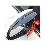 ATpu Car Rear View Mirror Eyebrow For Suzuki Sx4 Swift Grand Vitara Jimny S-Cross,Auto Accessories 2pcs PV-C Car Back Mirror Eyebrow Rain Cover Sticker