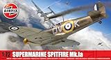 Airfix Standard Model Set - A01071C Supermarine Spitfire Mk.Ia Model Building Kit - Plastic Model Plane Kits for Adults & Children 8+, Set Includes Sprues, Decals & Paint Guide - 1:72 Scale Model