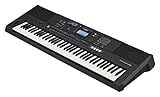 YAMAHA PSR-EW425 Digital Keyboard - Versatile, Portable Digital Keyboard with 76 Touch-Sensitive Keys, 820 voices and LCD Control Panel, in Black