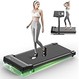 Walking Pad Treadmill with 5% Incline - Under Desk Running Machine Mat Pads for Home Office Portable Mini Small Compact Quiet Flat Indoor Magnetic Lightweight Electric Treadmills Remote Control 6KM/H